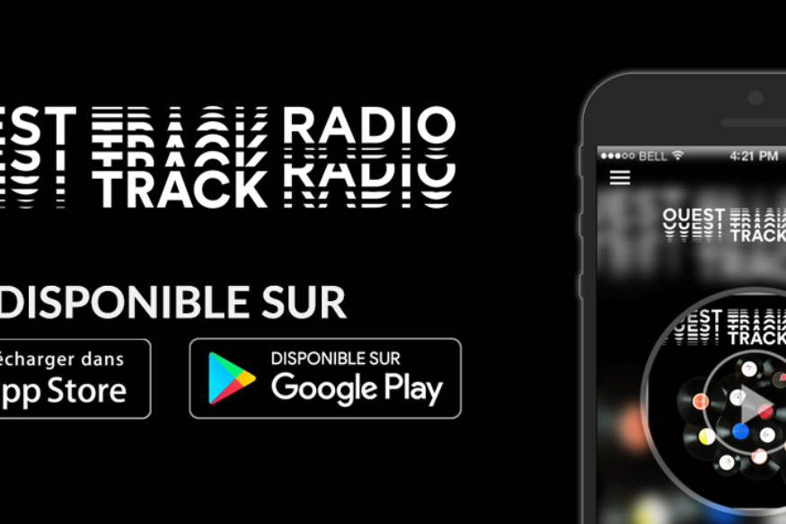 Ouest Track Radio disponible sur Apple Store et Google Play