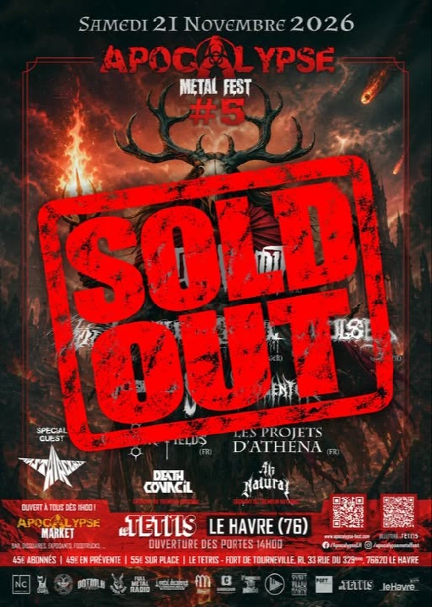 Exclusif ! 1 place à gagner pour l'Apocalypse Metal Fest #5 ! - Ouest ...